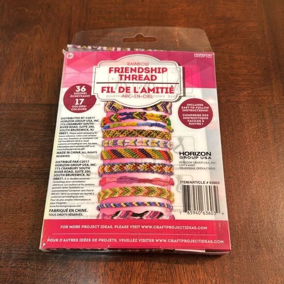 Rainbow Friendship Thread 36 Skeins New Craft - Picture 2 of 5
